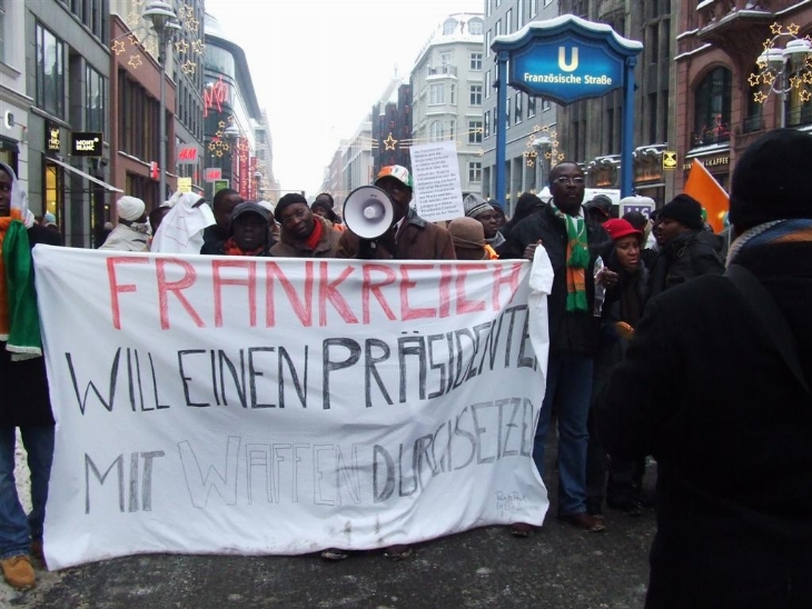 Crise post-électorale : Les Ivoiriens résidents en Allemagne apportent leur soutien à Gbagbo